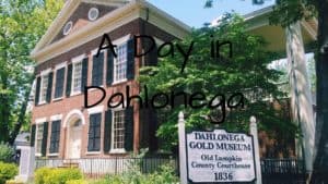 Dahlonega, Georgia- The old county courthouse- Gold Mine Museum