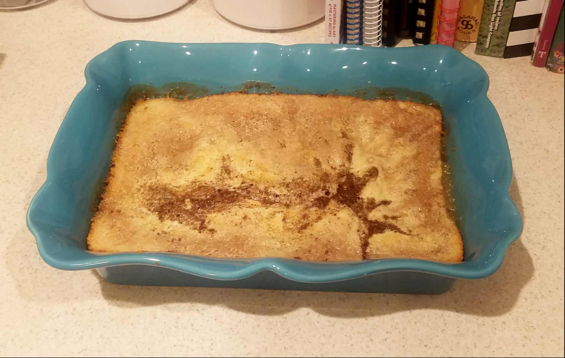 Peach Cobbler- The Finished Product.