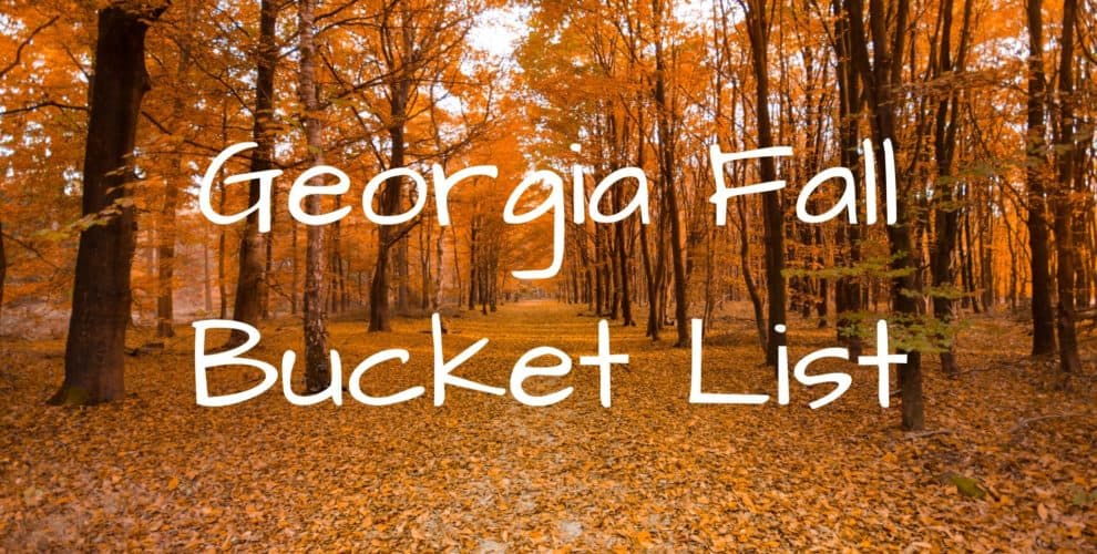 Georgia Fall Bucket List | KISS Expedition