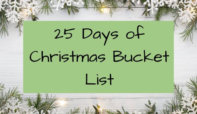 25 Days of Christmas Bucket List