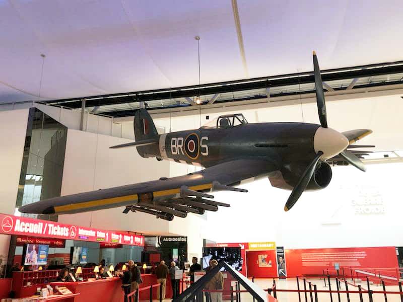 Inside the D-Day Museum- Bros Plane