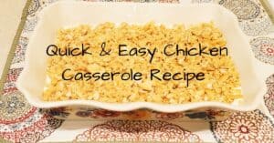 Quick & Easy Canned Chicken Casserole Recipe
