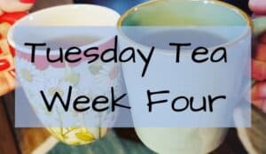 Tuesday Tea with Catherine Week Four. Two Coffee Tea Cups. Fun. Making and Saving Money