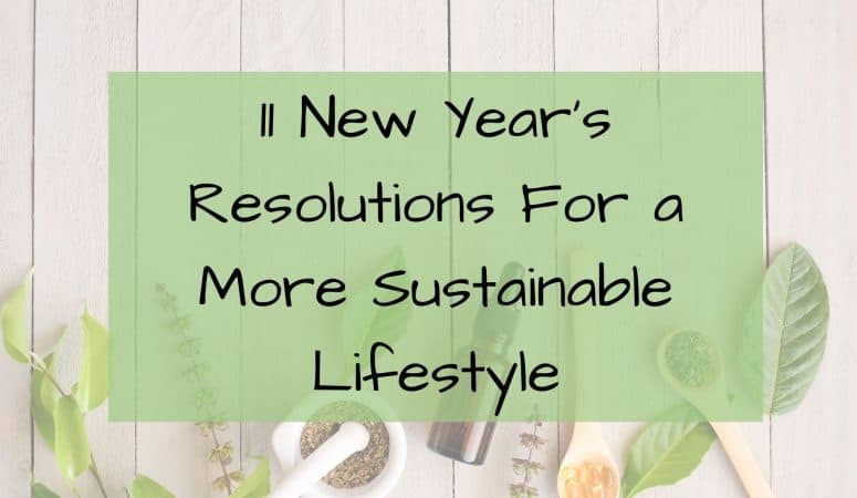 11 New Year’s Resolutions For a more sustainable lifestyle
