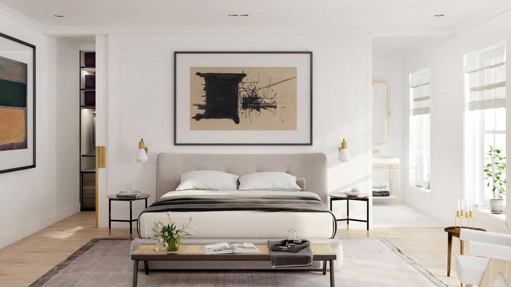 Minimalist- Sustainable- De Cluttered Bedroom