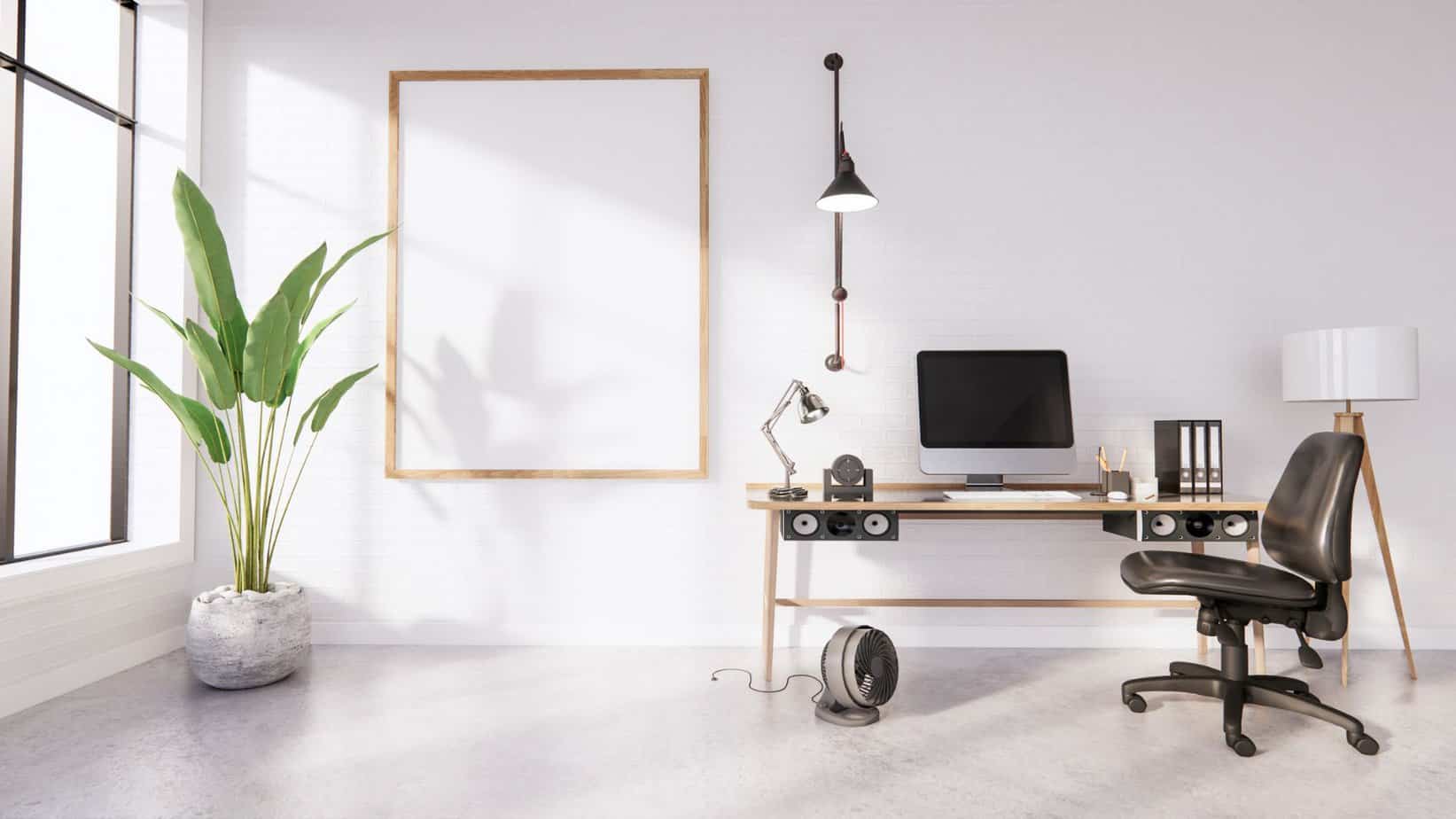 Minimalist- Sustainable- De Cluttered Office