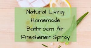 Natural Living: Homemade Natural Bathroom Air Freshener Spray