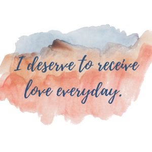 Daily Affirmation Cards- Watercolor