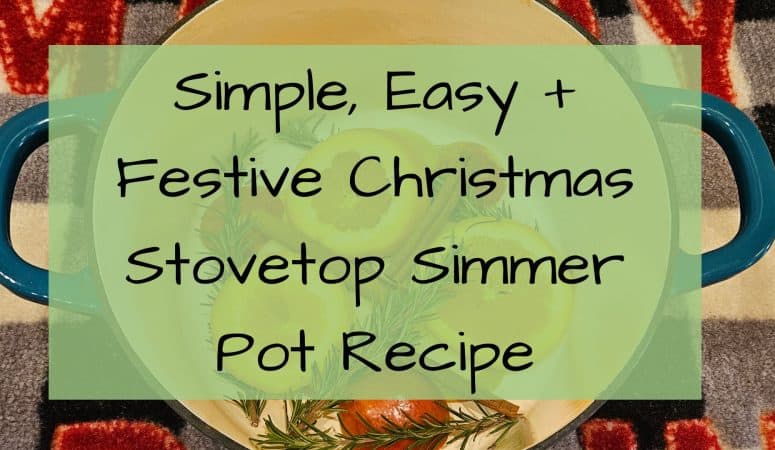 Simple, Easy + Festive Christmas Stovetop Simmer Pot Recipe